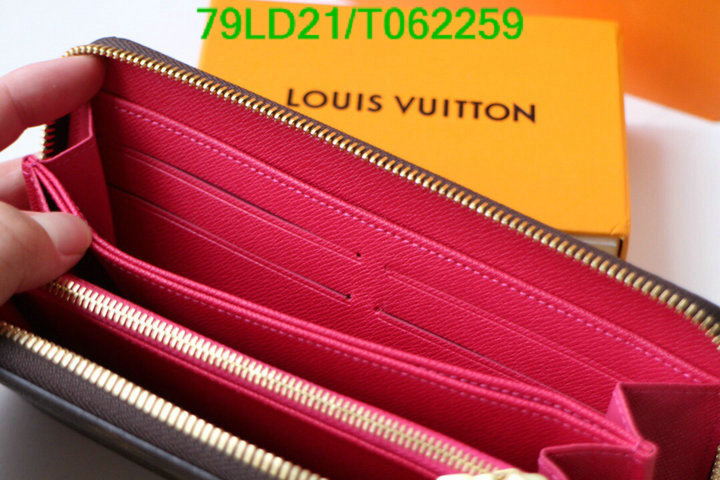 LV Bags-(Mirror)-Wallet-,Code: T062259,$: 79USD