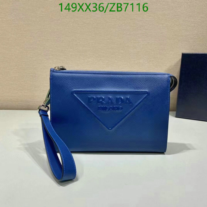 Prada Bag-(Mirror)-Clutch-,Code: ZB7116,$: 149USD