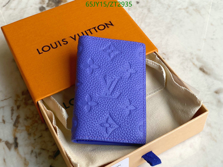 LV Bags-(Mirror)-Wallet-,Code: ZT2935,$: 65USD