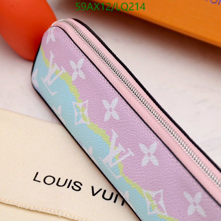 LV Bags-(4A)-Wallet-,Code: LQ214,$: 59USD