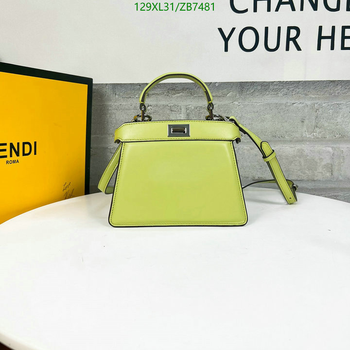 Fendi Bag-(4A)-Peekaboo,Code: ZB7481,$: 129USD