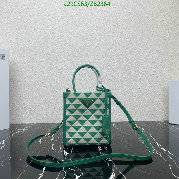 Prada Bag-(Mirror)-Diagonal-,Code: ZB2364,$: 229USD