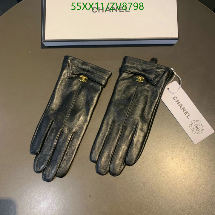 Gloves-Chanel, Code: ZV8798,$: 55USD