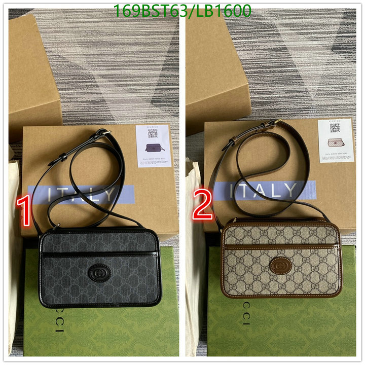 Gucci Bag-(Mirror)-Diagonal-,Code: LB1600,$: 169USD