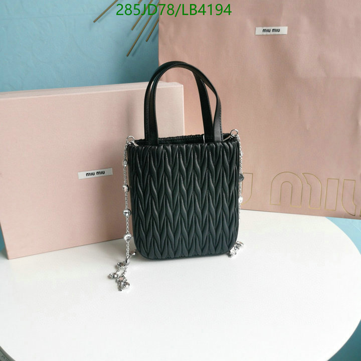 Miu Miu Bag-(Mirror)-Diagonal-,Code: LB4194,$: 285USD