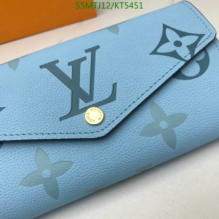 LV Bags-(4A)-Wallet-,Code: KT5451,$: 55USD