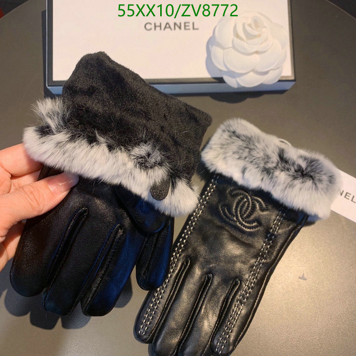 Gloves-Chanel, Code: ZV8772,$: 55USD