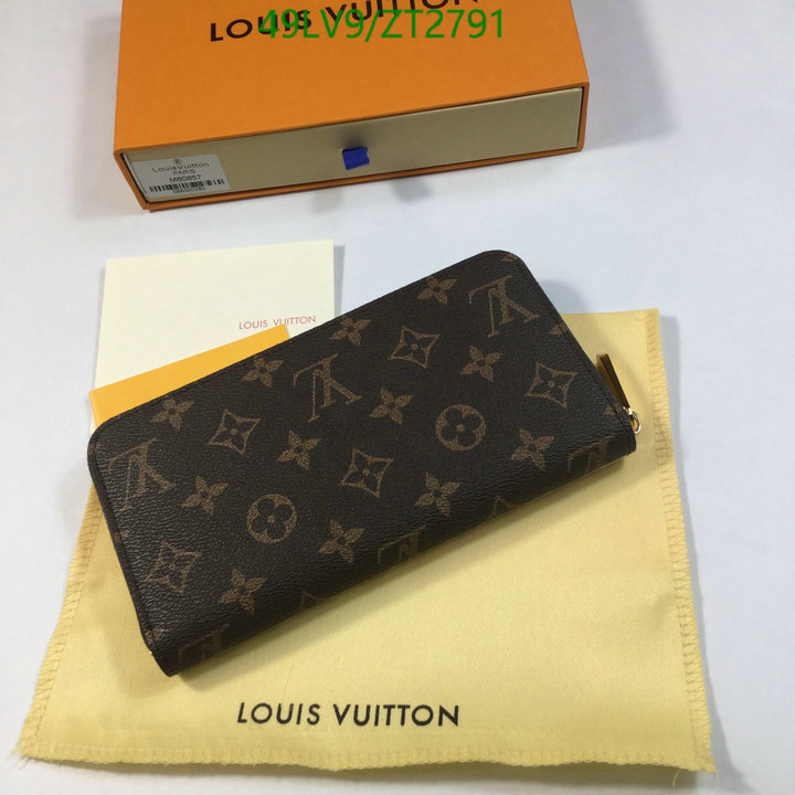 LV Bags-(4A)-Wallet-,Code: ZT2791,$: 49USD