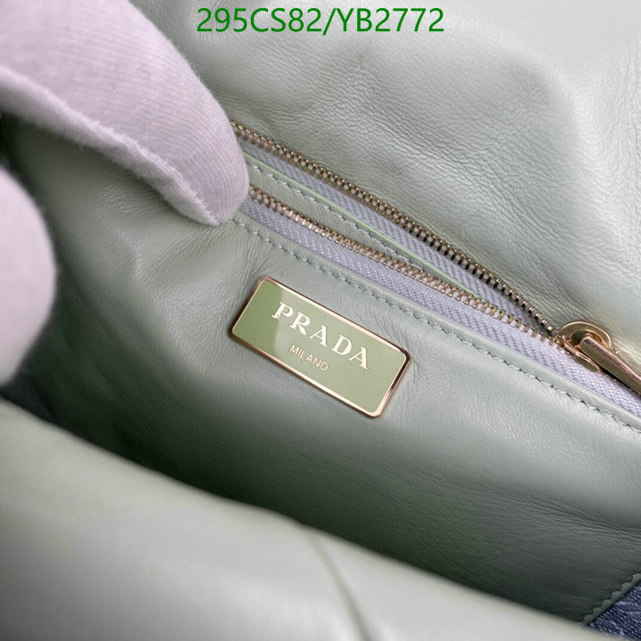 Prada Bag-(Mirror)-Diagonal-,Code: YB2772,$: 295USD