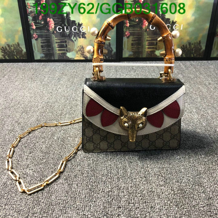 Gucci Bag-(Mirror)-Handbag-,Code: GGB031608,$: 199USD