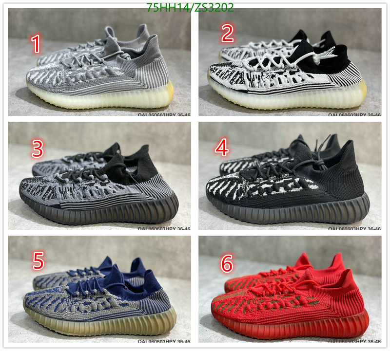 Men shoes-Adidas Yeezy Boost, Code: ZS3202,$: 75USD