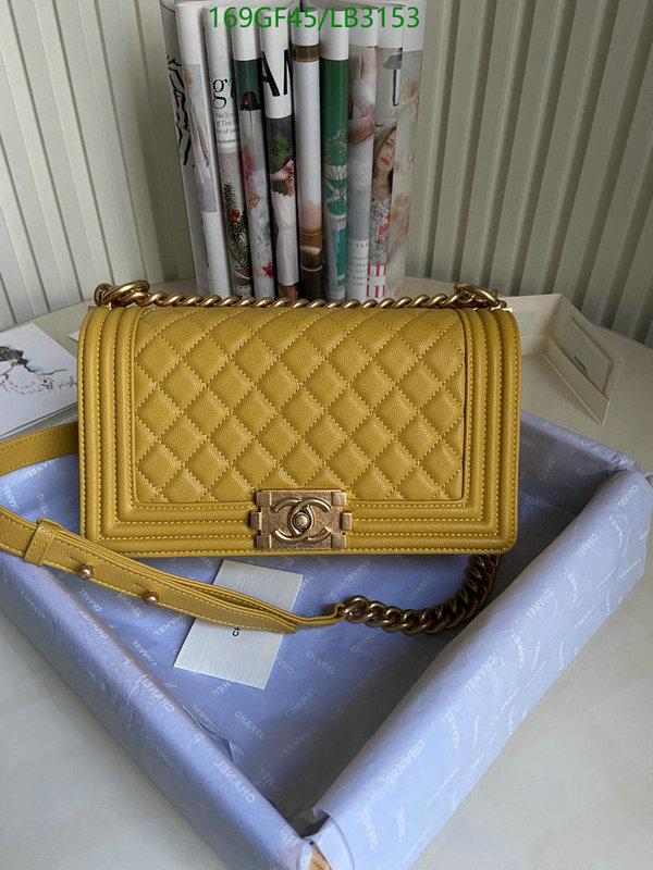 Chanel Bags -(Mirror)-Le Boy,Code: LB3153,$: 169USD