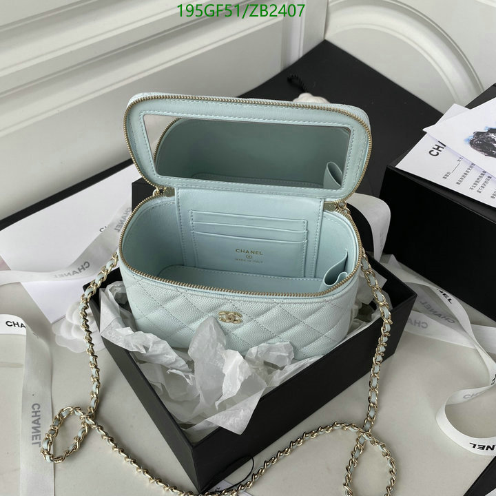 Chanel Bags -(Mirror)-Vanity--,Code: ZB2407,$: 195USD