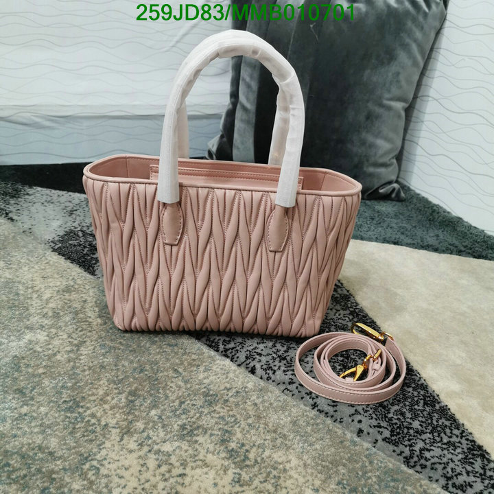 Miu Miu Bag-(Mirror)-Handbag-,Code: MMB010701,$: 259USD