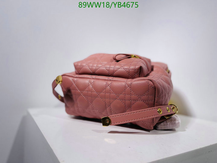 Dior Bags-(4A)-Backpack,Code: YB4675,$: 89USD