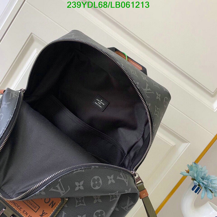 LV Bags-(Mirror)-Backpack-,Code:LB061213,$: 239USD