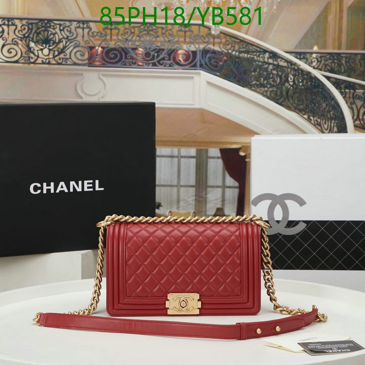 Chanel Bags ( 4A )-Le Boy,Code: YB581,$: 85USD