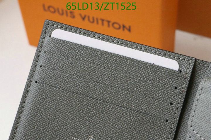 LV Bags-(Mirror)-Wallet-,Code: ZT1525,$: 65USD