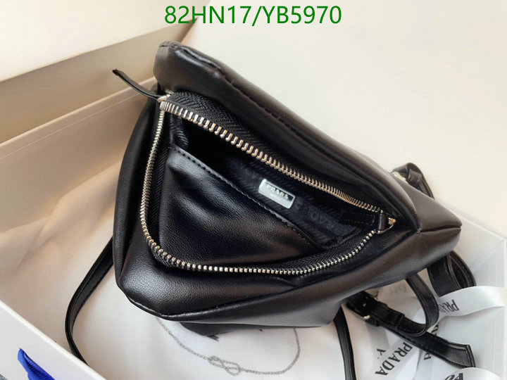 Prada Bag-(4A)-Triangle-,Code: YB5970,$: 82USD