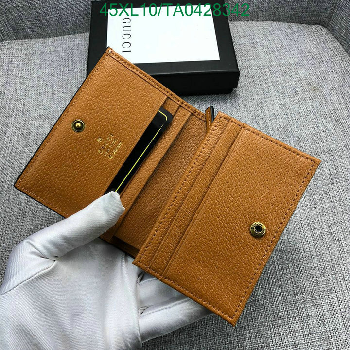 Gucci Bag-(4A)-Wallet-,Code:TA0428342,$: 45USD