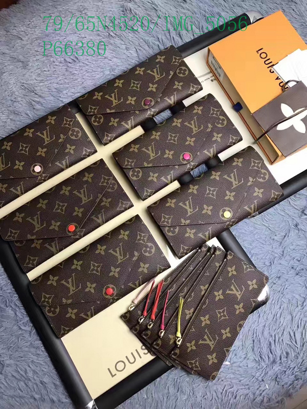 LV Bags-(Mirror)-Wallet-,Code：LT120125,$: 79USD