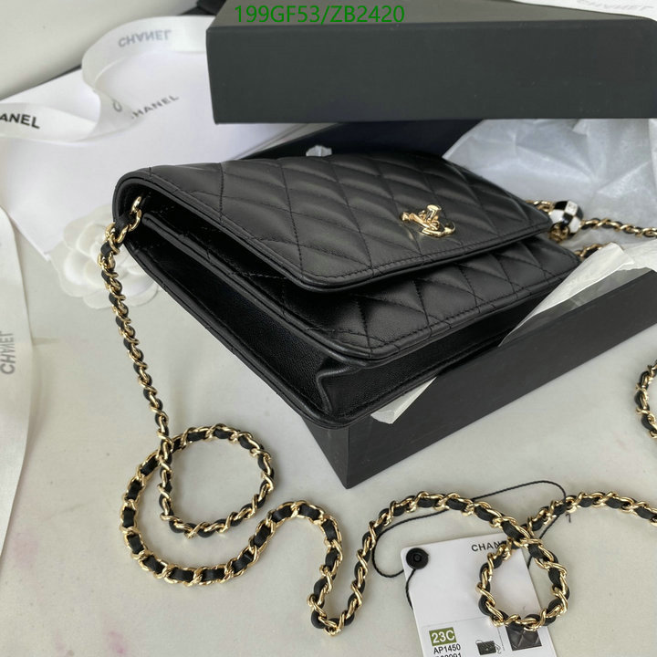 Chanel Bags -(Mirror)-Diagonal-,Code: ZB2420,$: 199USD