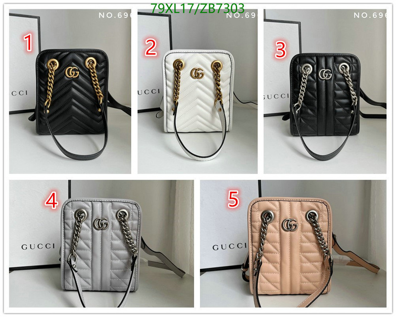 Gucci Bag-(4A)-Marmont,Code: ZB7303,$: 79USD