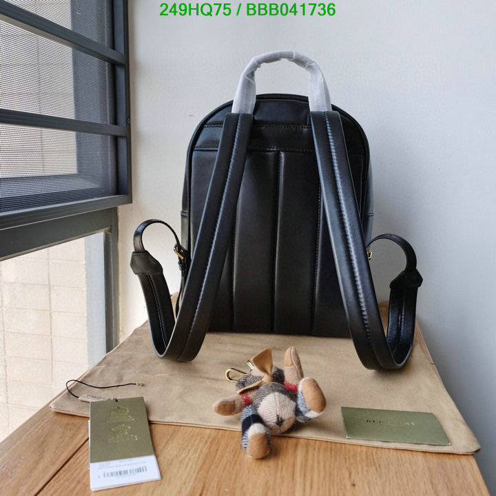 Burberry Bag-(Mirror)-Backpack-,Code: BBB041736,$: 249USD