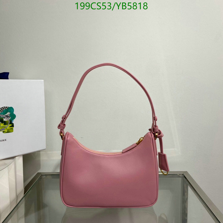 Prada Bag-(Mirror)-Re-Edition 2000,Code: YB5818,$: 199USD