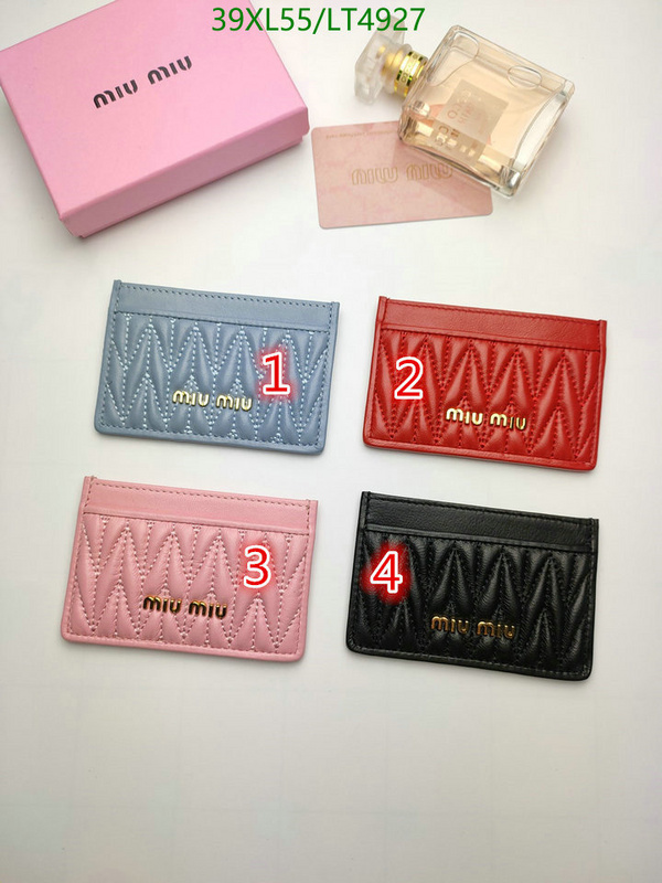 Miu Miu Bag-(4A)-Wallet-,Code: LT4927,$: 39USD