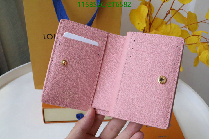 LV Bags-(Mirror)-Wallet-,Code: ZT6582,$: 115USD