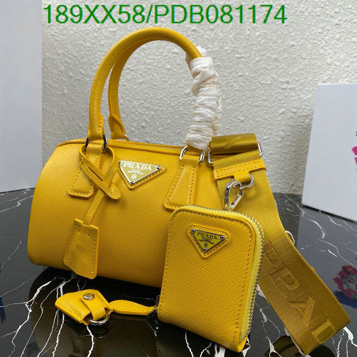 Prada Bag-(Mirror)-Diagonal-,Code:PDB081174,$:189USD