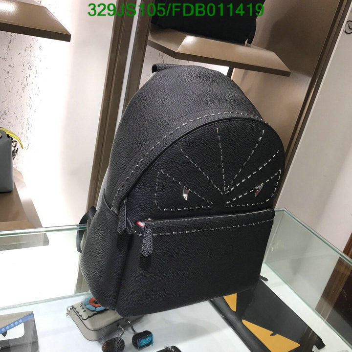 Fendi Bag-(Mirror)-Backpack-,Code: FDB011419,$: 329USD