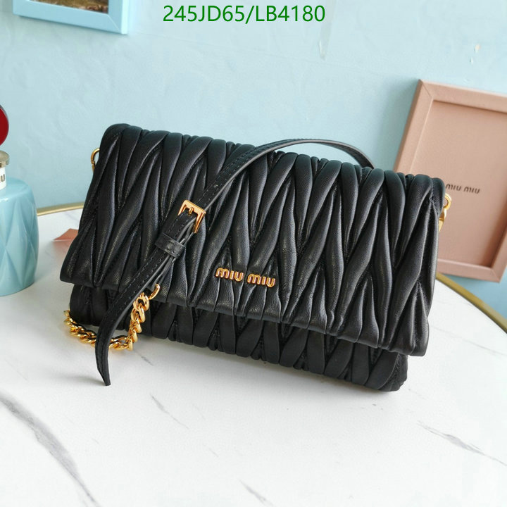 Miu Miu Bag-(Mirror)-Diagonal-,Code: LB4180,$: 245USD