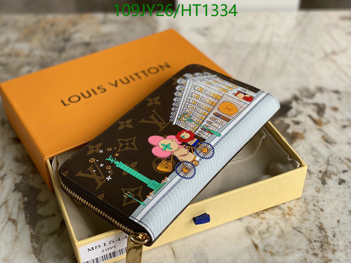 LV Bags-(Mirror)-Wallet-,Code: HT1334,$: 109USD