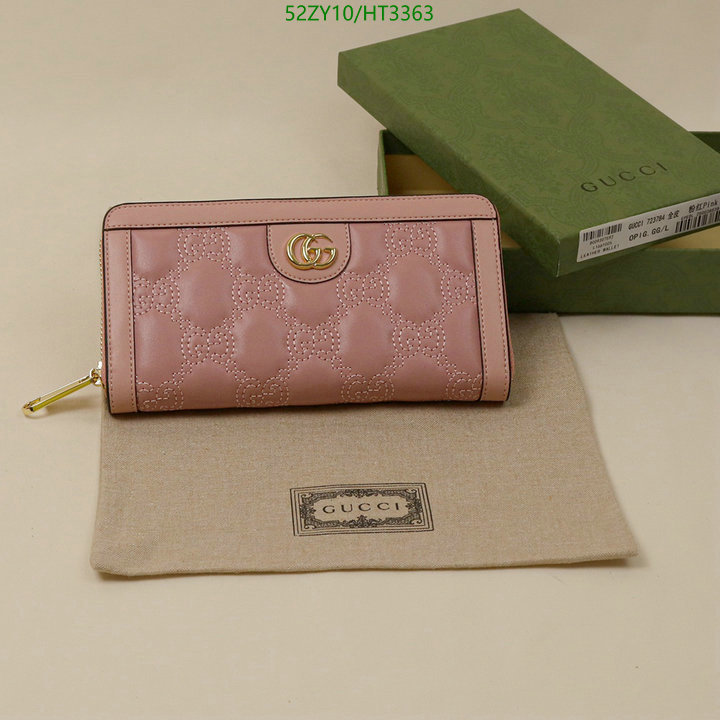 Gucci Bag-(4A)-Wallet-,Code: HT3363,$: 52USD