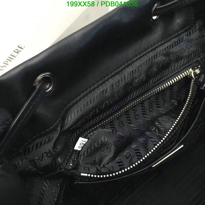 Prada Bag-(Mirror)-Backpack-,Code: PDB041636,$: 199USD