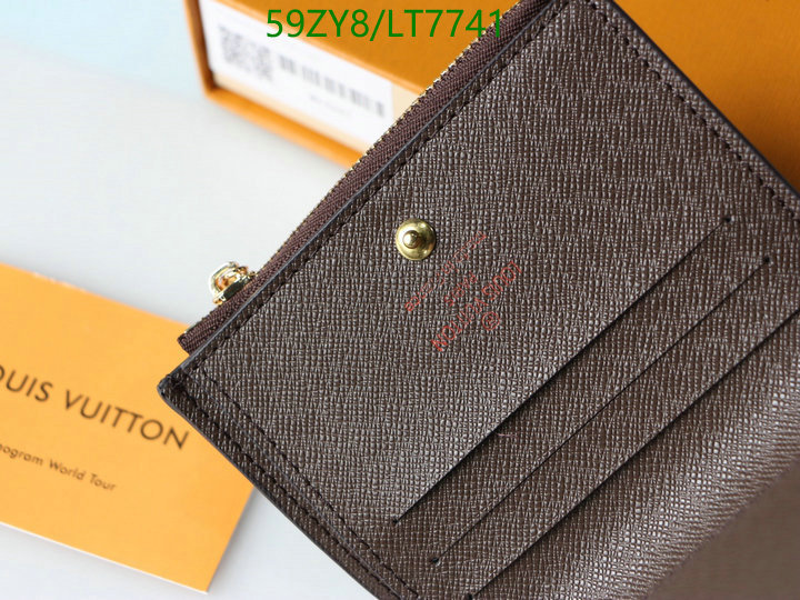 LV Bags-(4A)-Wallet-,Code: LT7741,$: 59USD