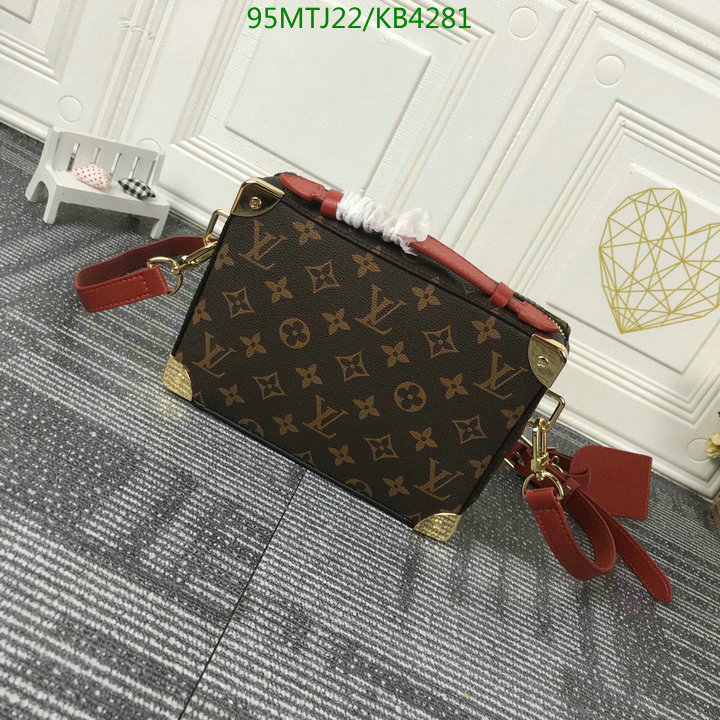 LV Bags-(4A)-Petite Malle-,Code: KB4281,$: 95USD