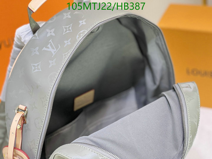 LV Bags-(4A)-Backpack-,Code: HB387,$: 105USD