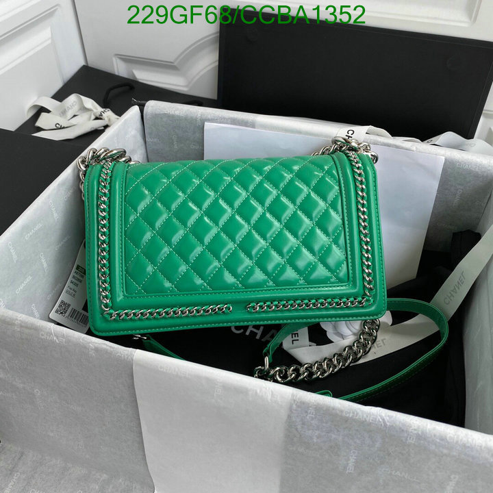 Chanel Bags -(Mirror)-Le Boy,Code: CCBA1352,$: 229USD