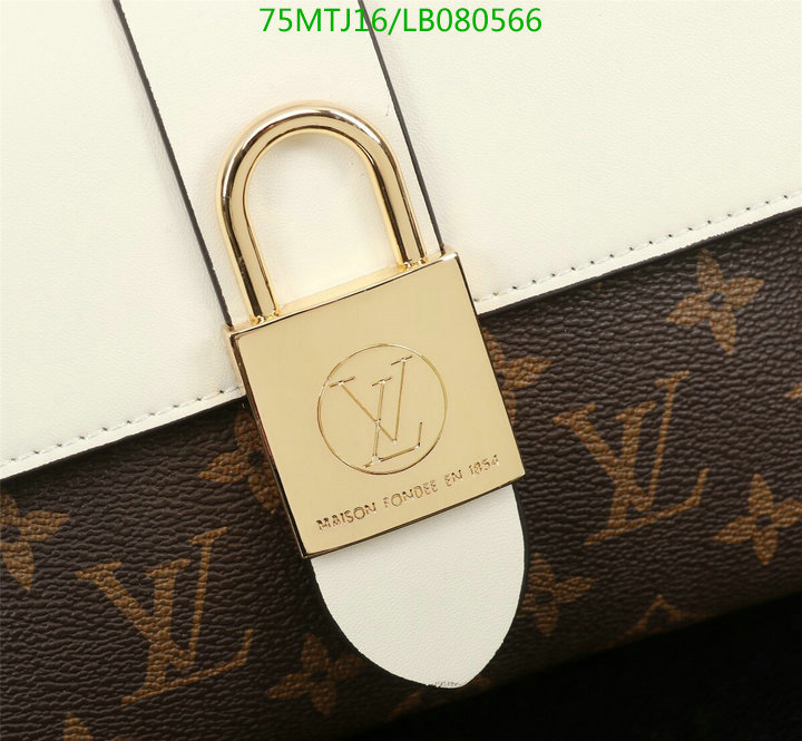 LV Bags-(4A)-Handbag Collection-,Code: LB080566,$: 75USD