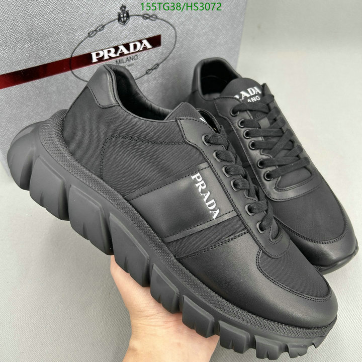 Men shoes-Prada, Code: HS3072,$: 155USD