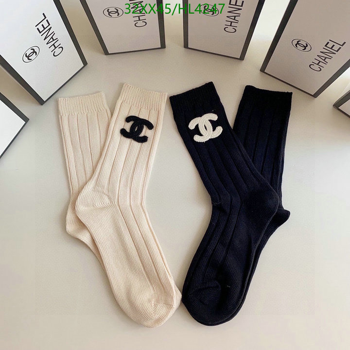 Sock-Chanel,Code: HL4247,$: 32USD