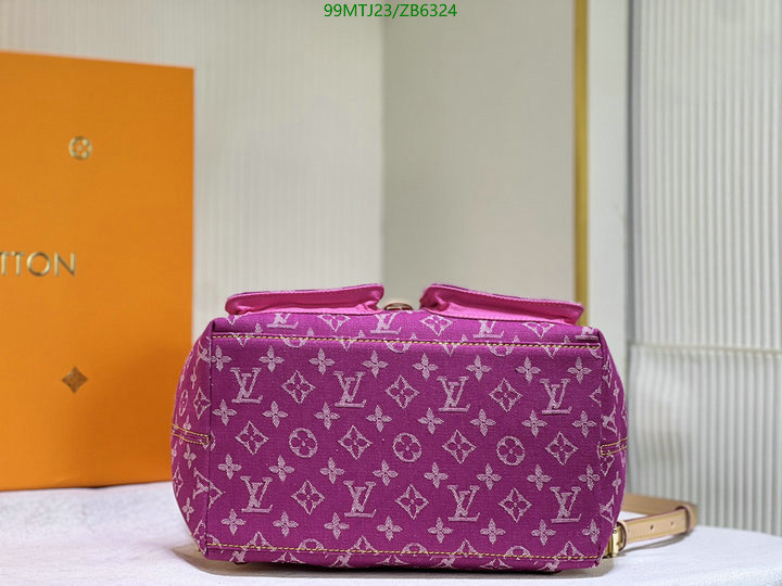 LV Bags-(4A)-Backpack-,Code: ZB6324,$: 99USD