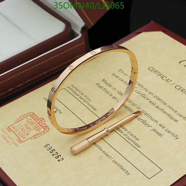 Jewelry-Cartier, Code: LJ5065,$: 35USD