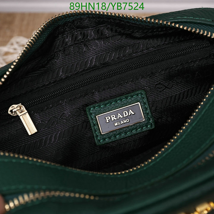 Prada Bag-(4A)-Diagonal-,Code: YB7524,$: 89USD