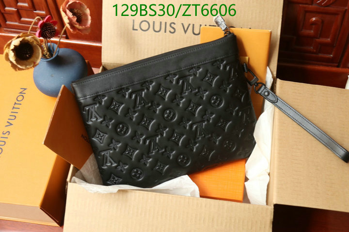 LV Bags-(Mirror)-Wallet-,Code: ZT6606,$: 129USD