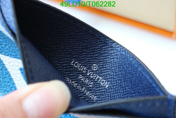 LV Bags-(Mirror)-Wallet-,Code: T062282,$: 49USD