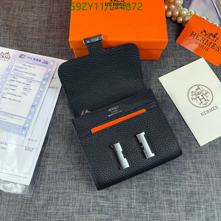 Hermes Bag-(4A)-Wallet-,Code: LT4872,$: 59USD